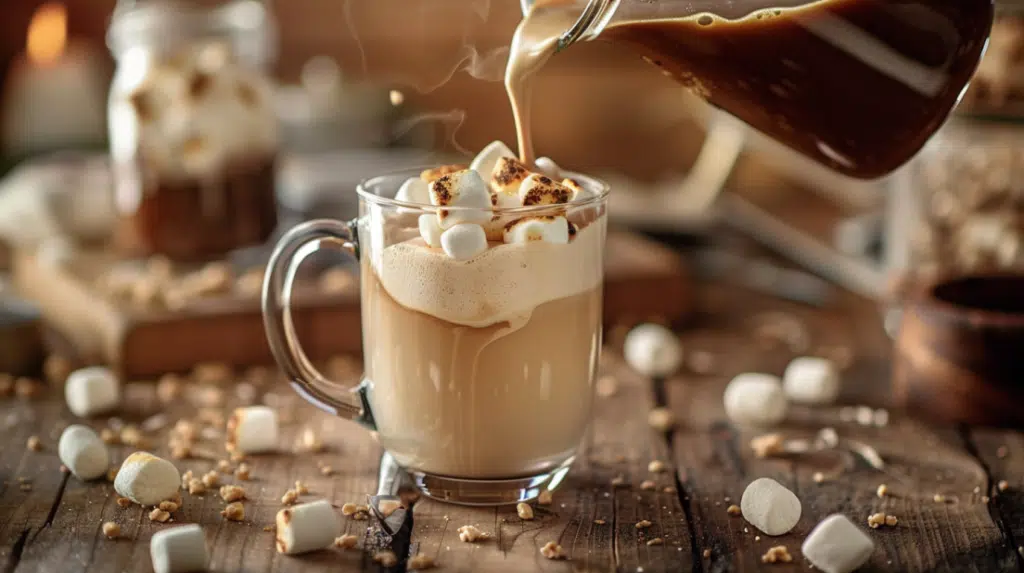 Homemade toasted marshmallow creamer