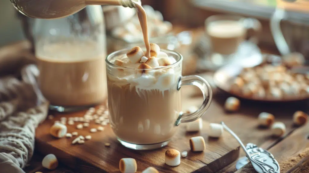Homemade toasted marshmallow creamer