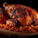 Jollof Rice with Roasted Chicken