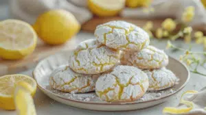 Lemon Crinkle Cookies