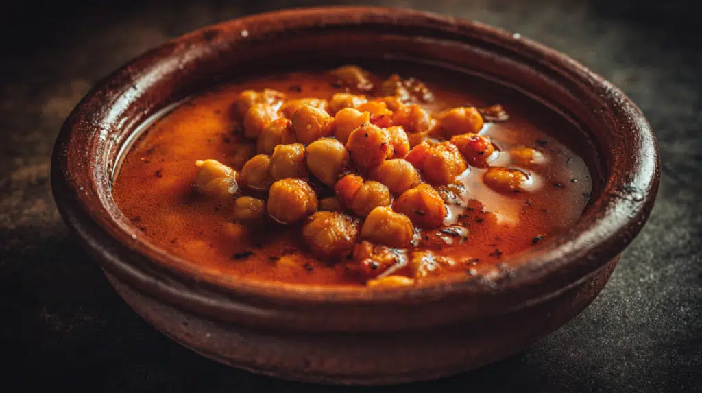 Moroccan spiced chickpea stew