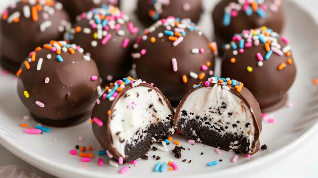Oreo balls truffles