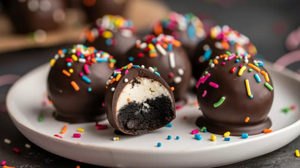 Oreo balls truffles