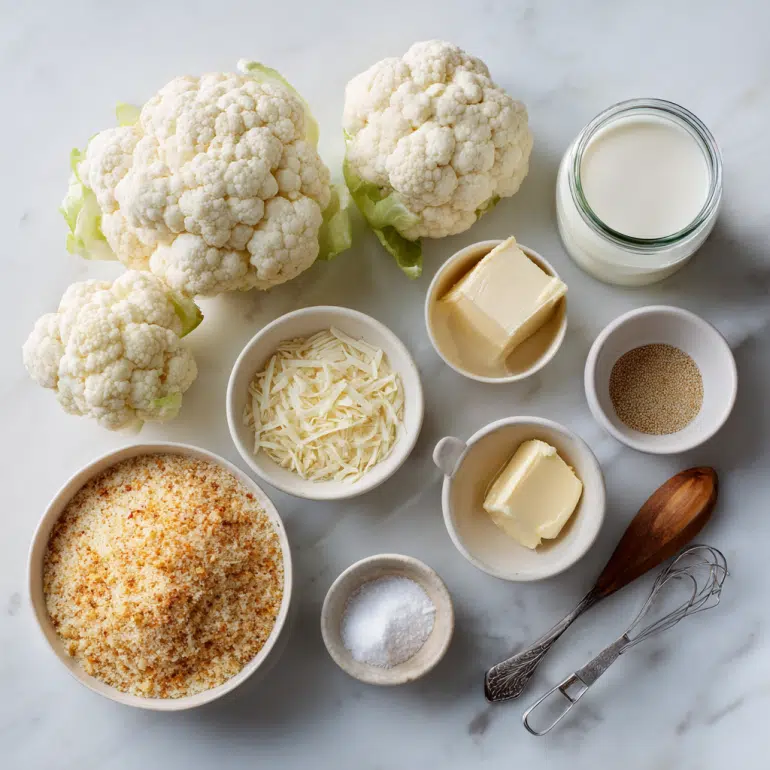 Parmesan Cauliflower Gratin 