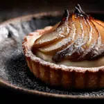 Roasted Pear and Mascarpone Tartlet