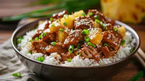 Slow Cooker Pineapple Pork