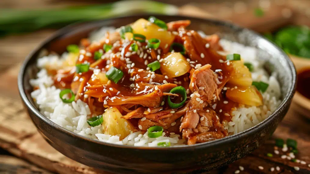 Slow Cooker Pineapple Pork