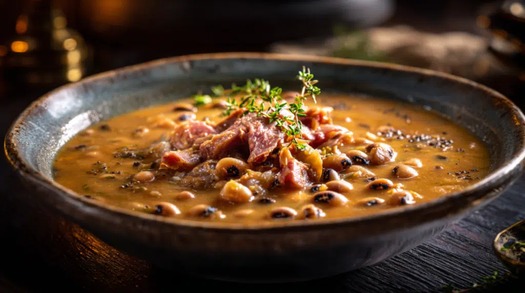 Southern style black eyed peas