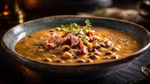 Southern style black eyed peas