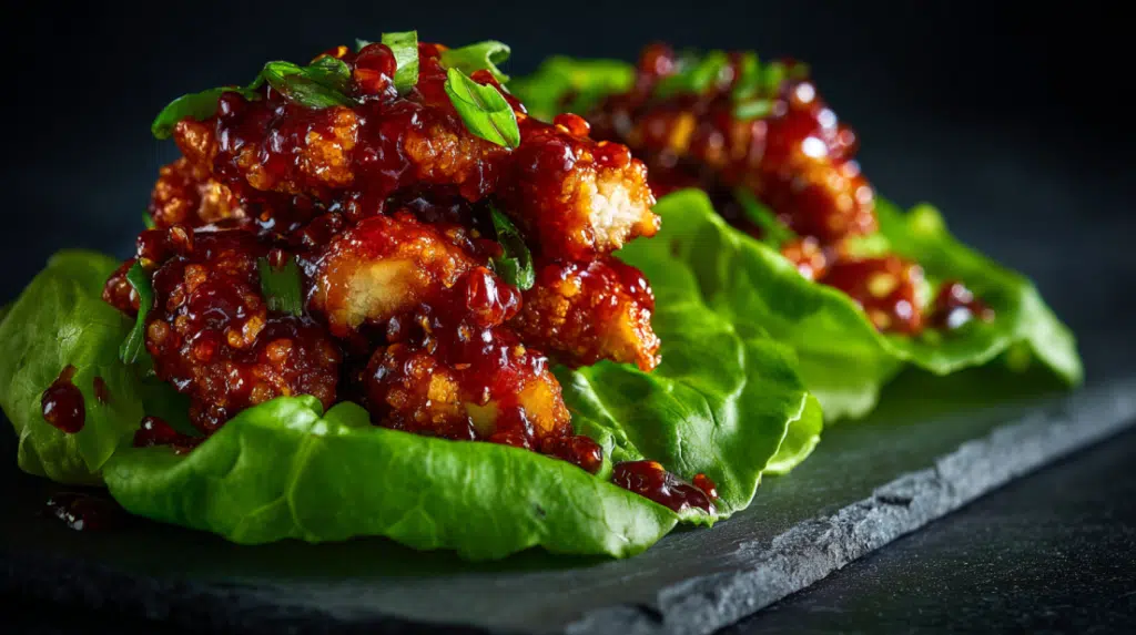Spicy Firecracker Chicken Wraps