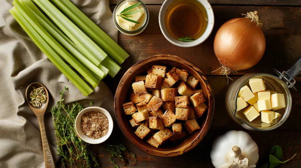 Thanksgiving stuffing ingredients