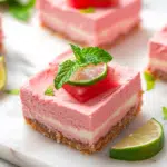 Watermelon Cheesecake Bars