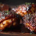brown sugar glazed chicken thighs