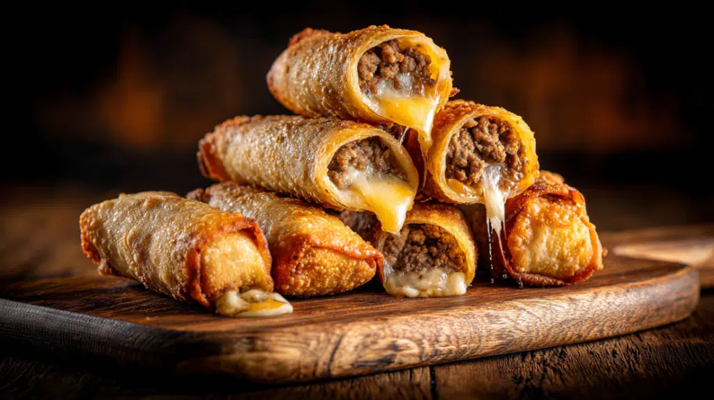 cheeseburger eggrolls 