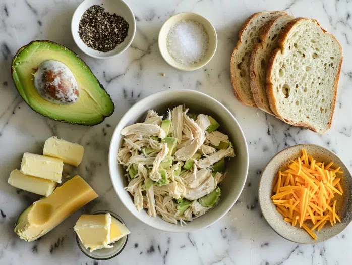 chicken avocado melt ingredients