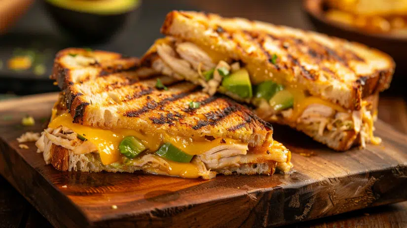 chicken avocado melt sandwich