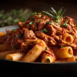 ground chicken with pasta
