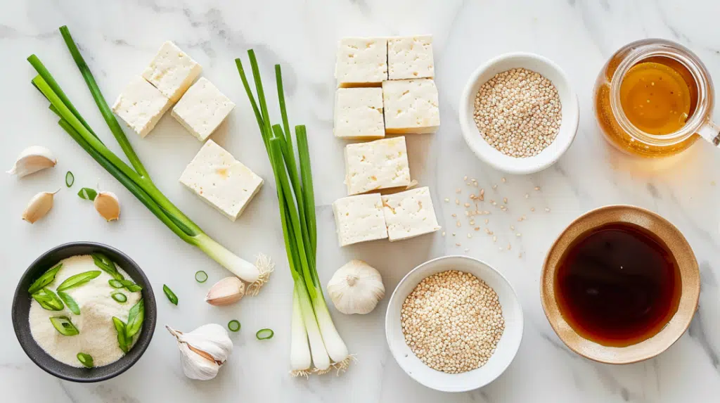 honey garlic tofu ingredients