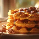 pumpkin spice protein waffles