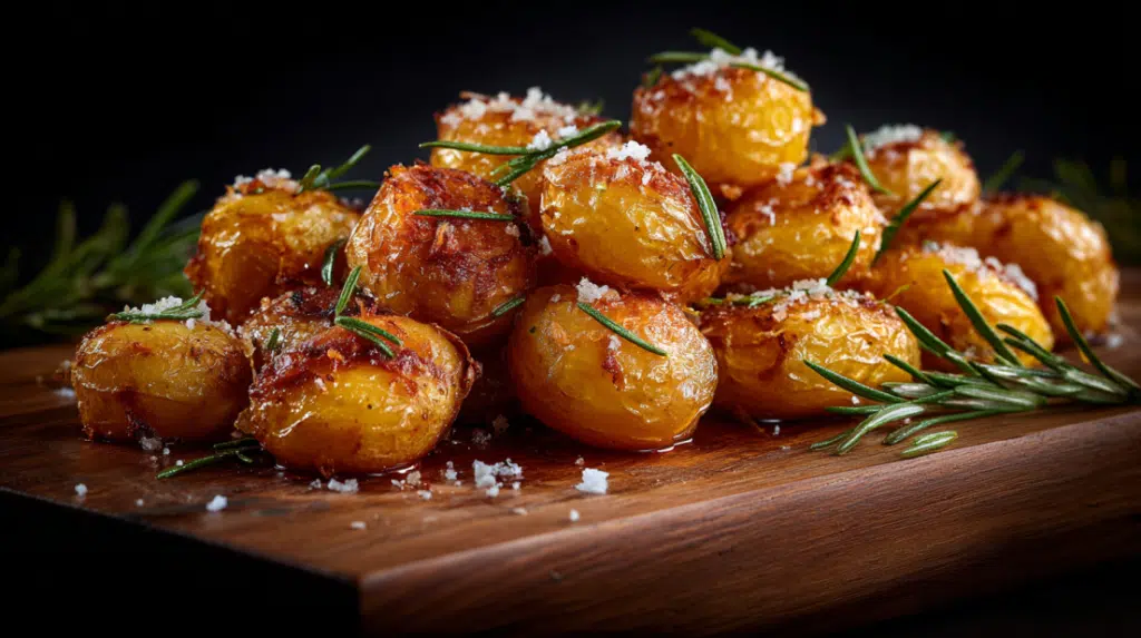 roasted mini potatoes