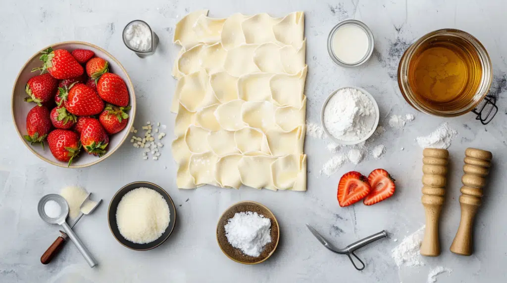 vegan strawberry cream danish ingredients