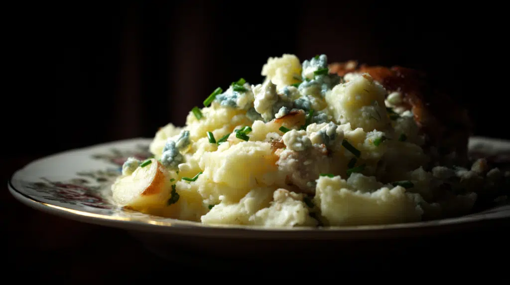 Buttermilk Turkey Blue Smashed Potatoes