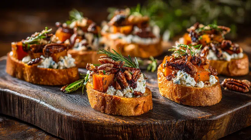 Butternut Squash Bruschetta