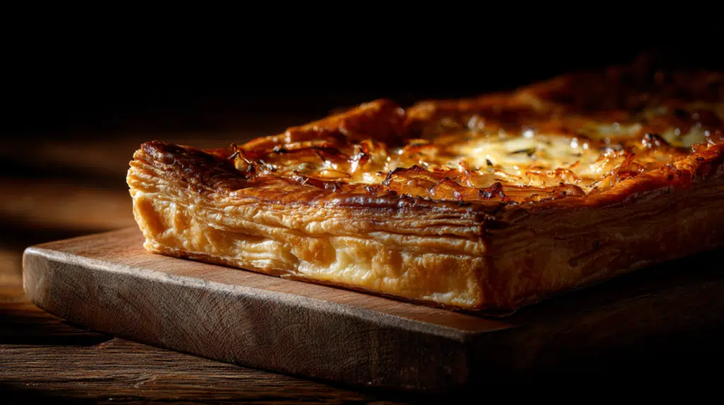 Caramelized Onion and Gruyère Puff Pastry Tart