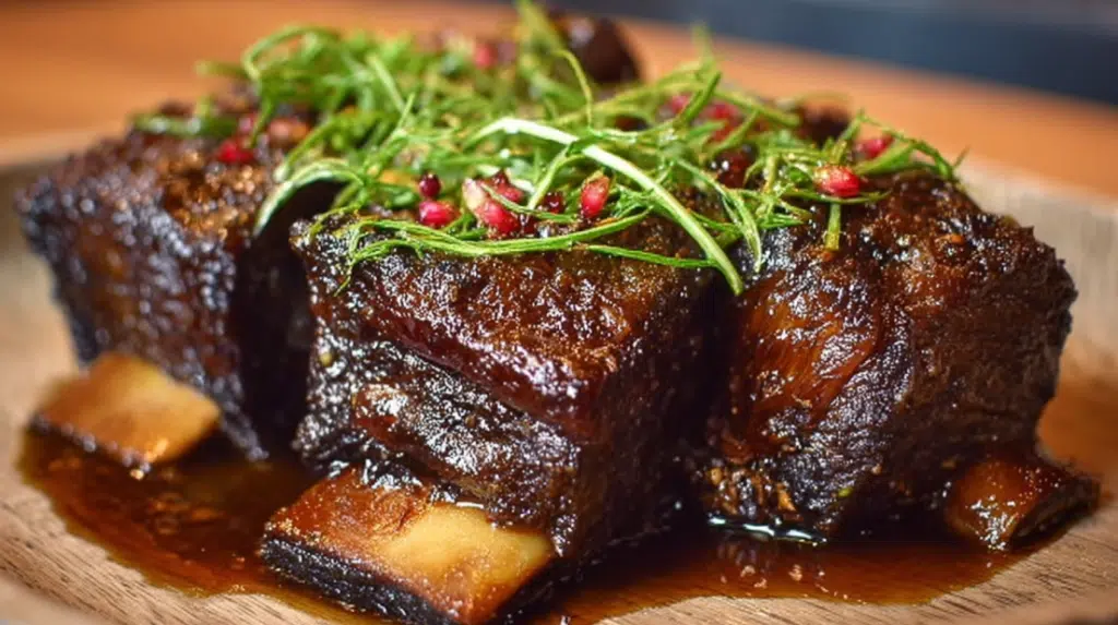 Caramelized Slow Roast Asian Beef Short Rib