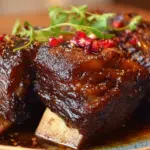 Caramelized Slow Roast Asian Beef Short Rib