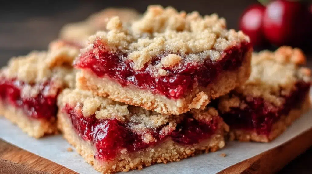 Cherry Crumble Bars