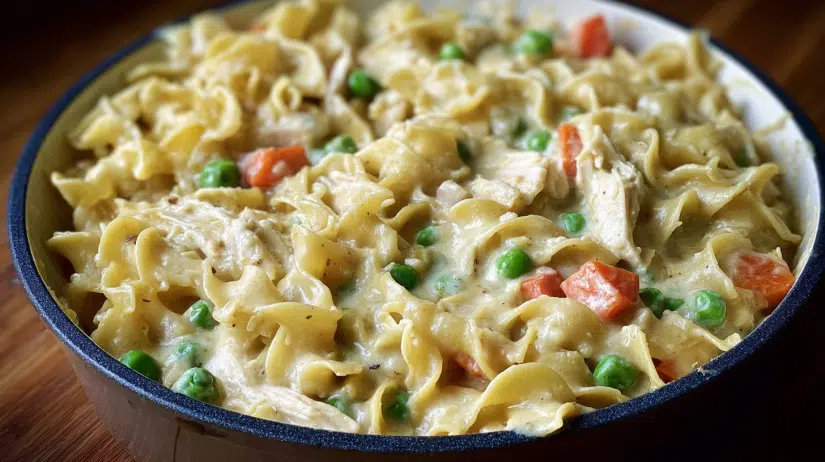 Chicken Pot Pie Noodles
