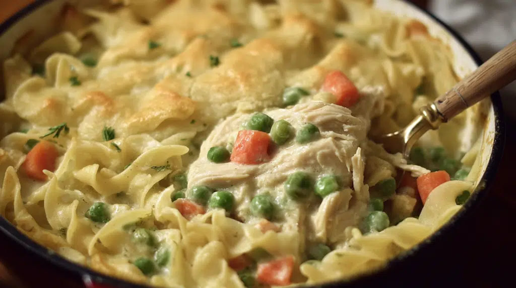 Chicken Pot Pie Noodles