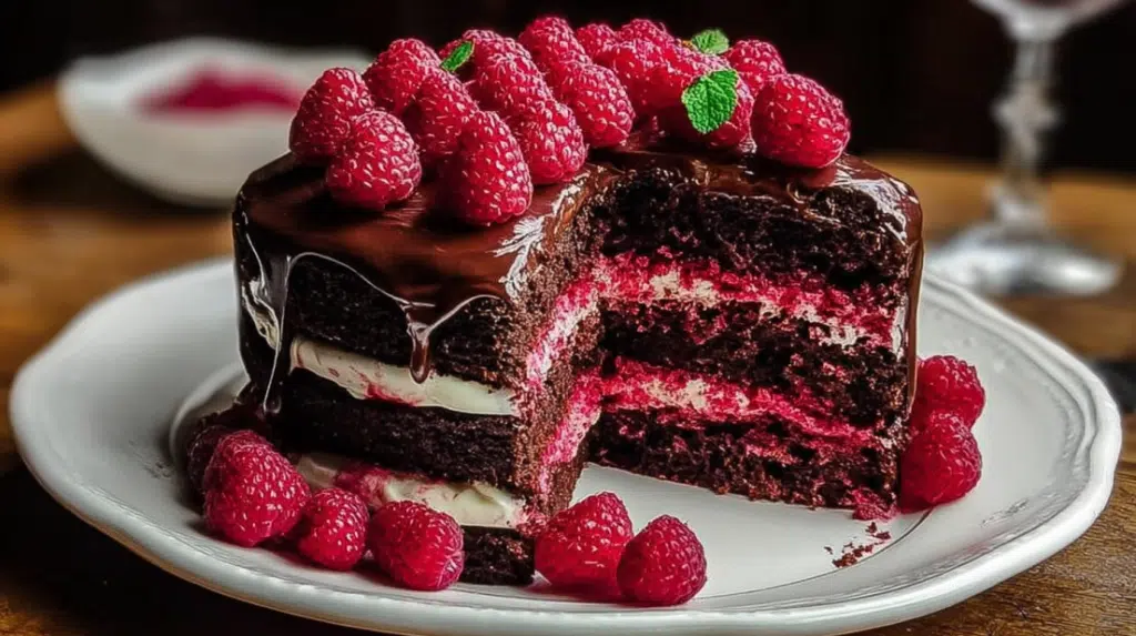 Chocolate Raspberry Cake