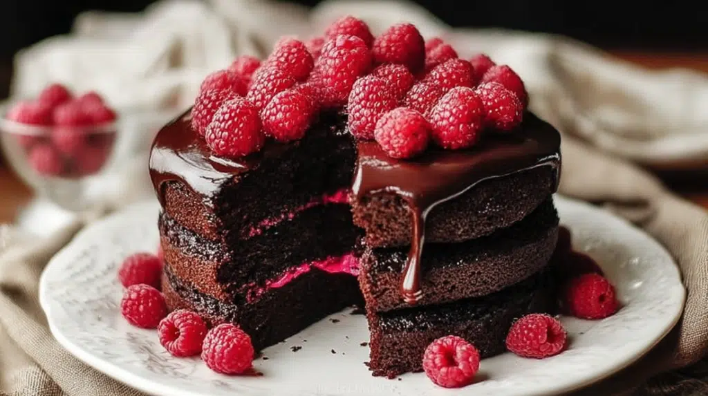 Chocolate Raspberry Cake