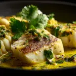 Coconut Lime Fish Curry with Jasmine Rice