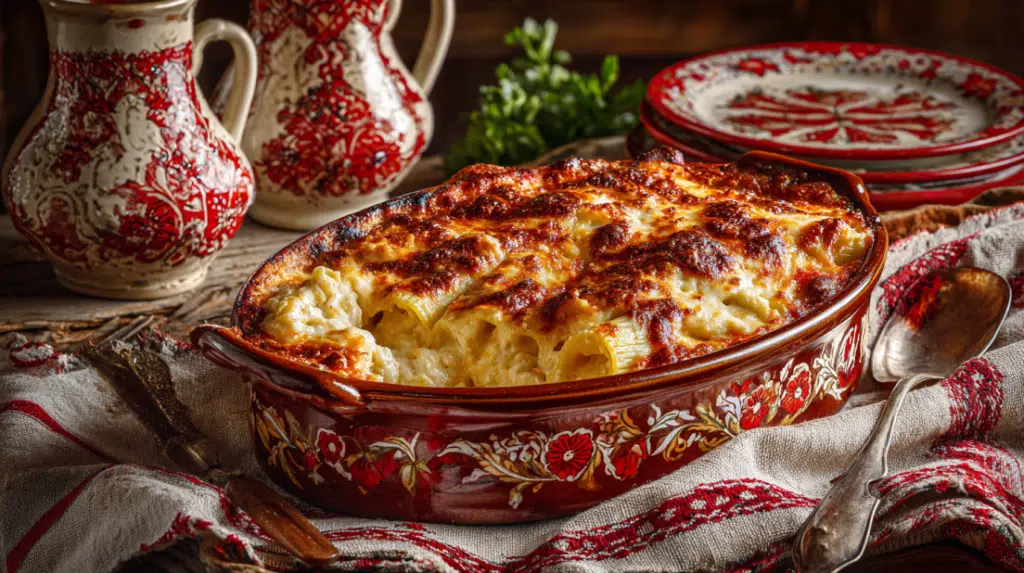 Crab-Stuffed Manicotti with Creamy Tomato Sauce