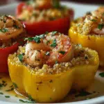 Crab and Shrimp Stuffed Bell Peppers