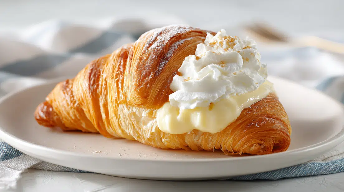 Decadent Baked Croissant Bake with Creamy Vanilla Custard That Your Family Will Love!