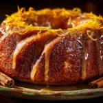 Doughnut Cake with Spiced Glaze