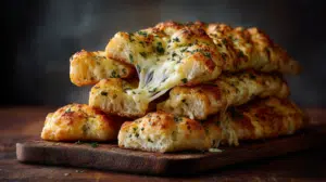 Homemade Cheesy Breadsticks
