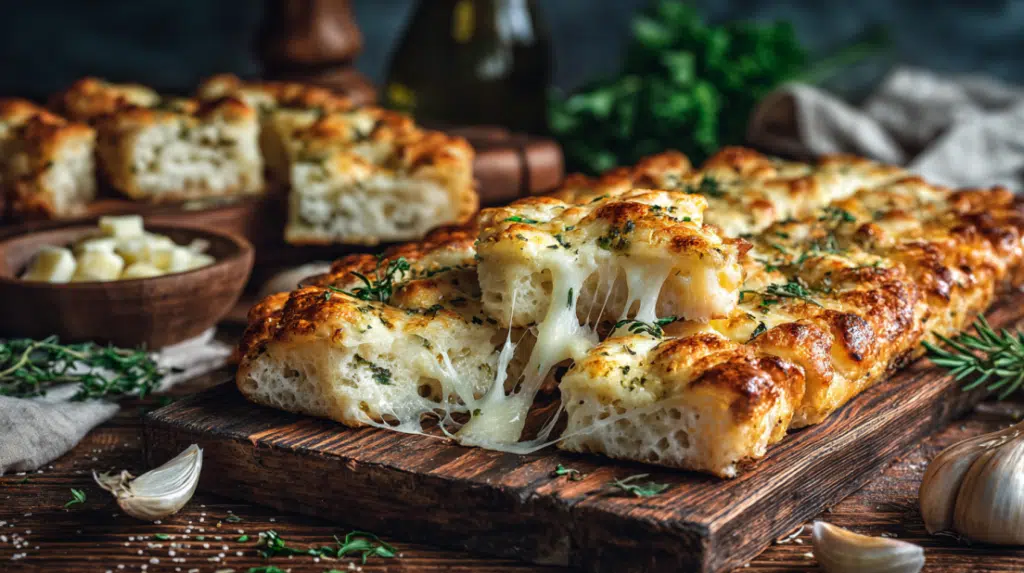 Homemade Cheesy Breadsticks