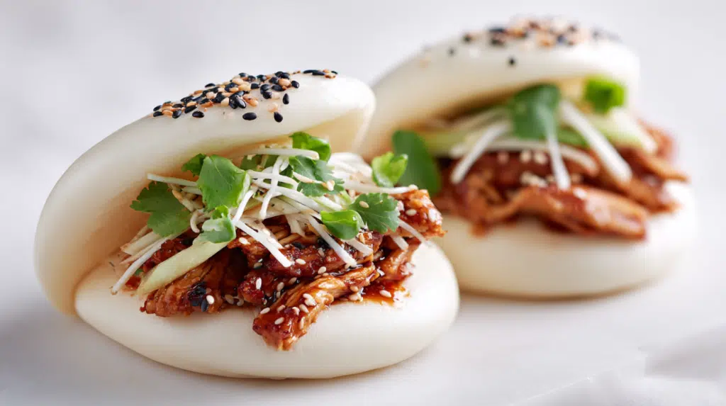 Korean Chicken Bao Buns