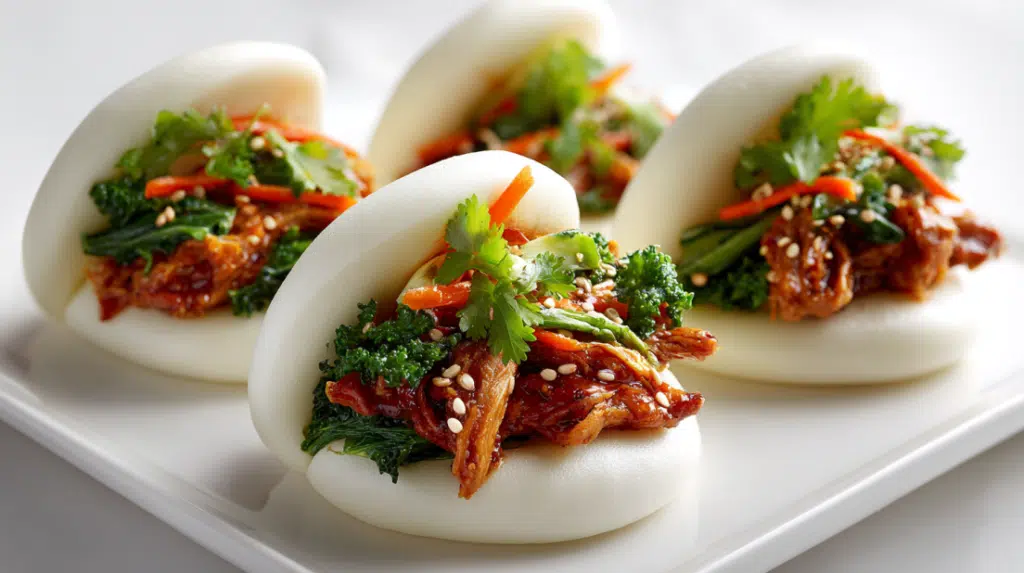 Korean Chicken Bao Buns