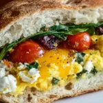 Mediterranean Breakfast Sandwich