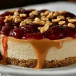 Peanut Butter and Jelly Cheesecake
