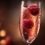 Raspberry Champagne Cocktail