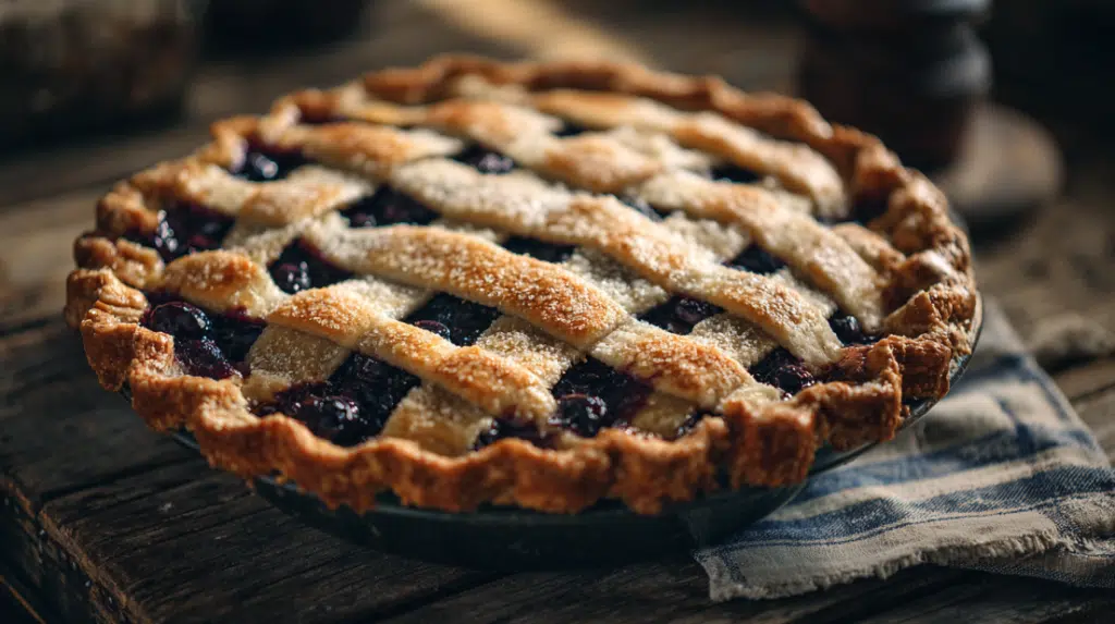 Simple Classy Blueberry Pie