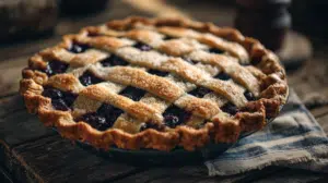 Simple Classy Blueberry Pie