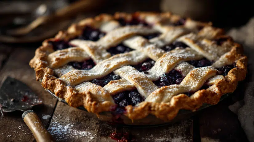 Simple Classy Blueberry Pie